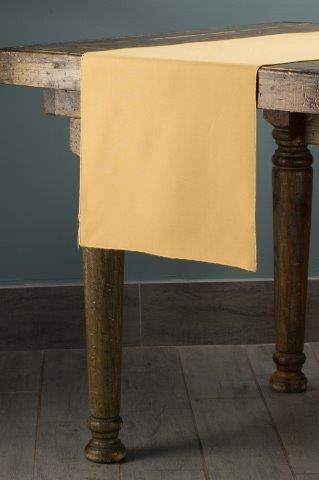 Classic Solid Gold table runner